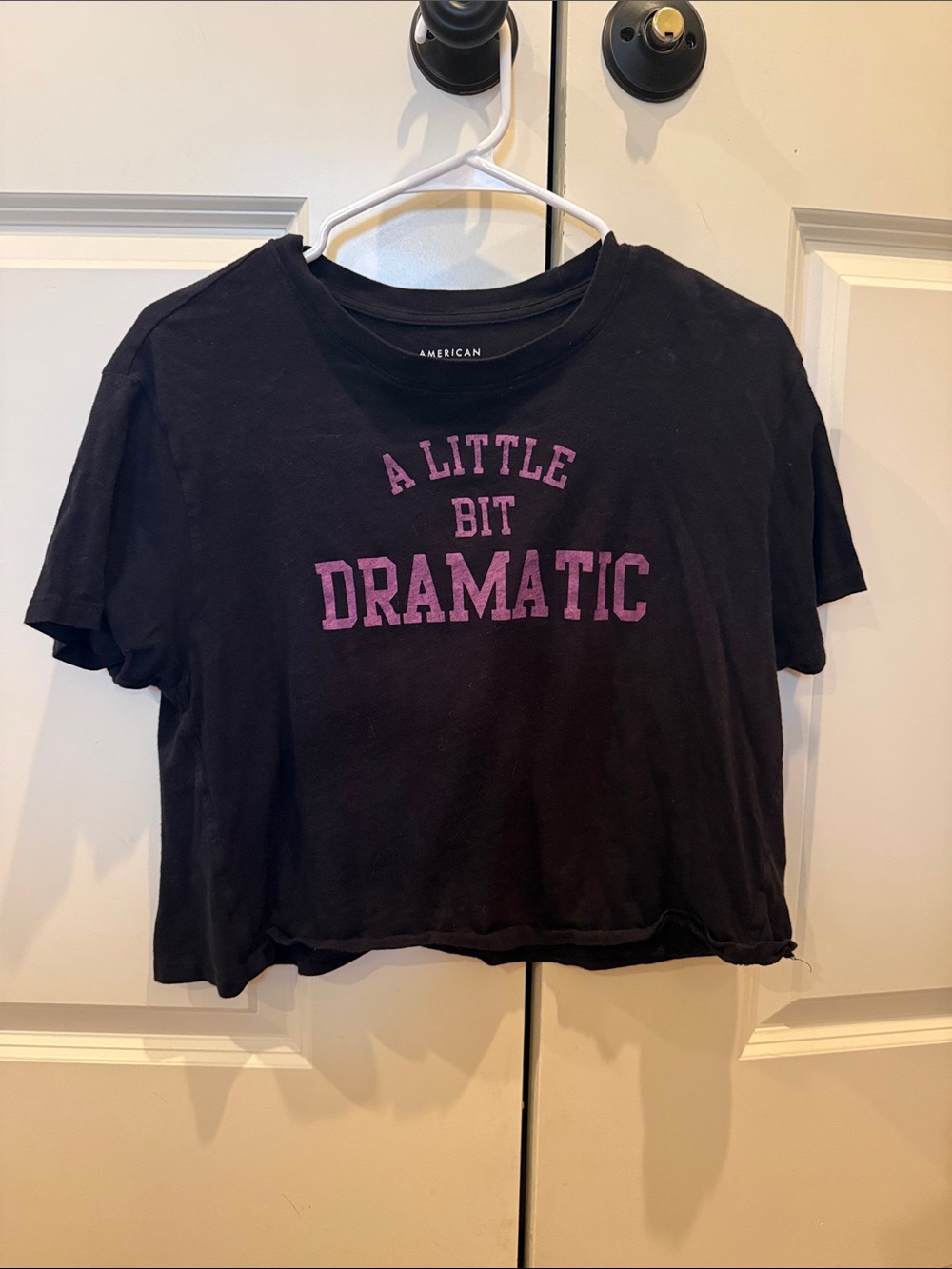 American Eagle Black Crop Top